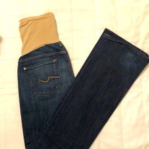 7 for all Mankind Maternity Jeans Sz 29